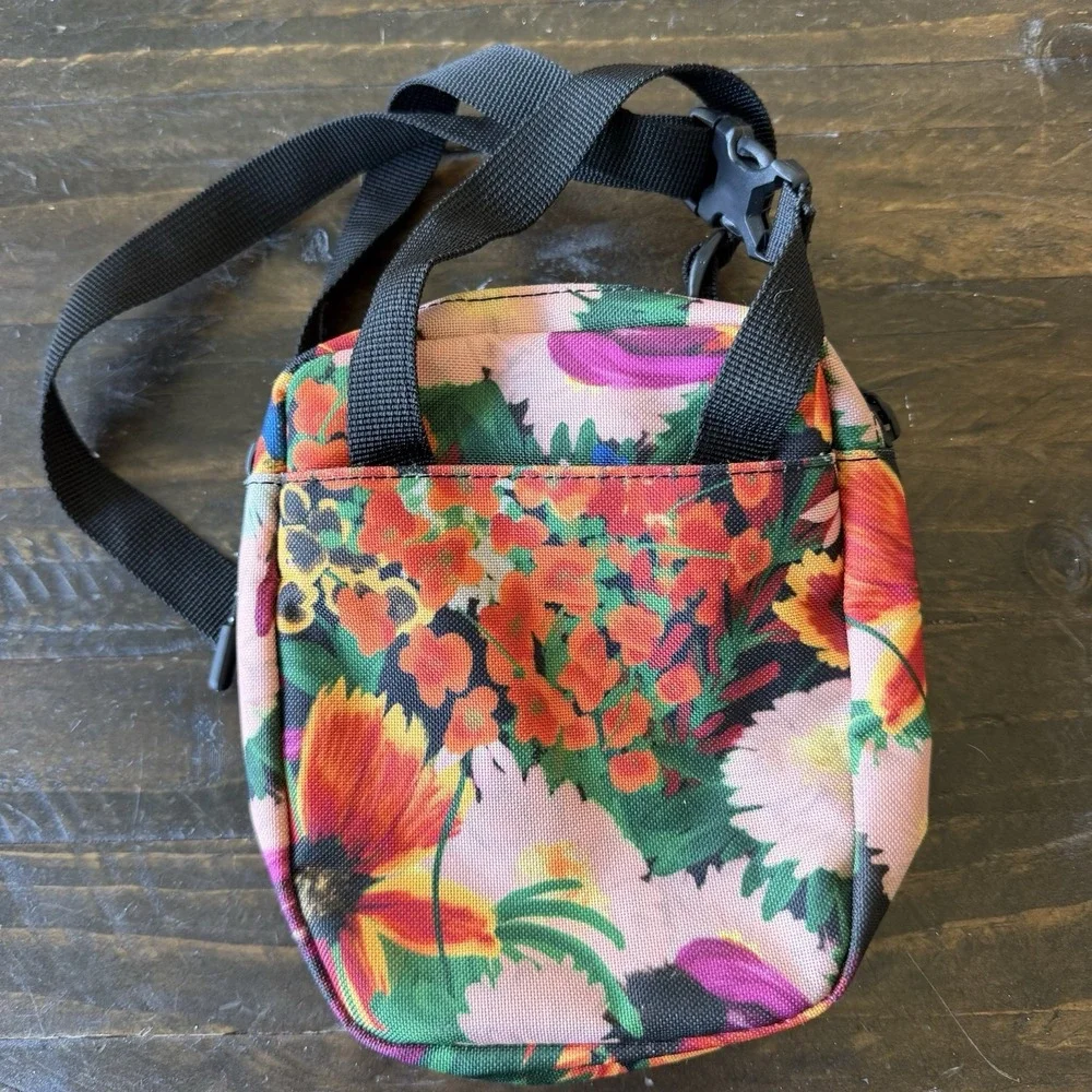 Herschel Andy Warhol Multicolor Crossbody Bag, Adjustable Strap, Art Theme